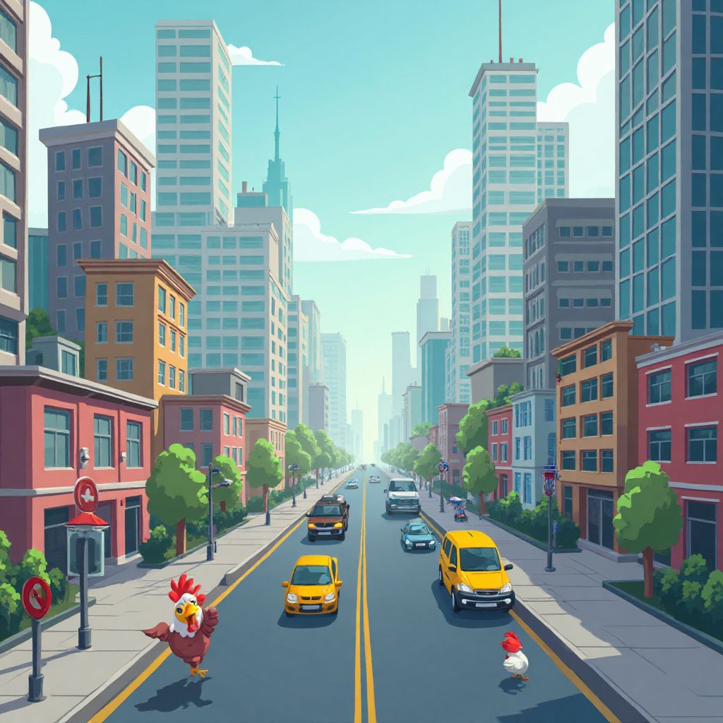 Chicken Road city level